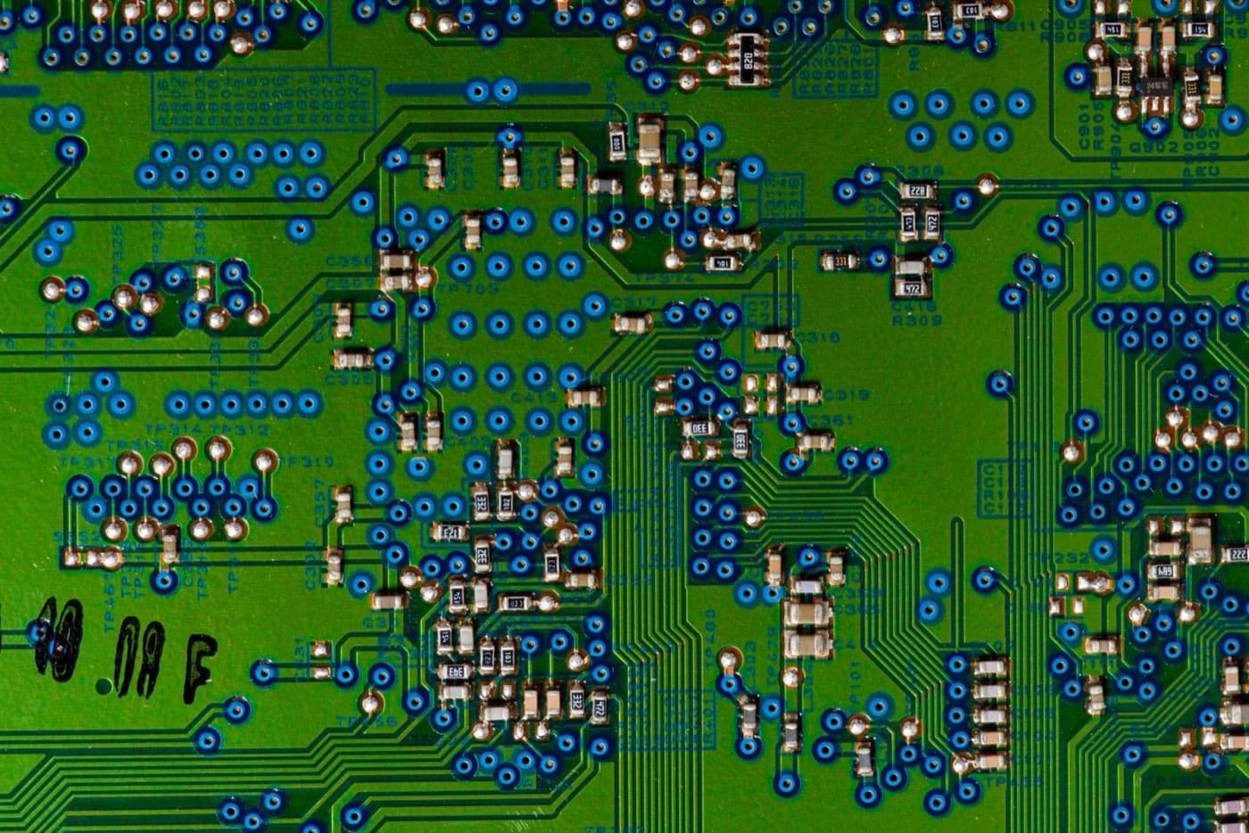 Several technology options represented as glowing pathways branching from a single point